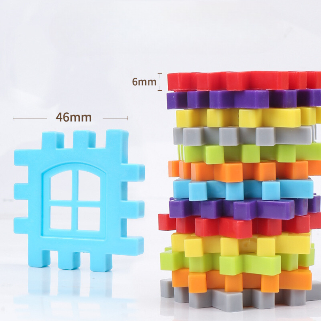 Montessori Window Building Blocks for Kids