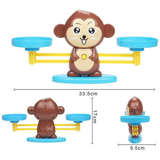 Wooden Montessori Math Scale - Learning to Count