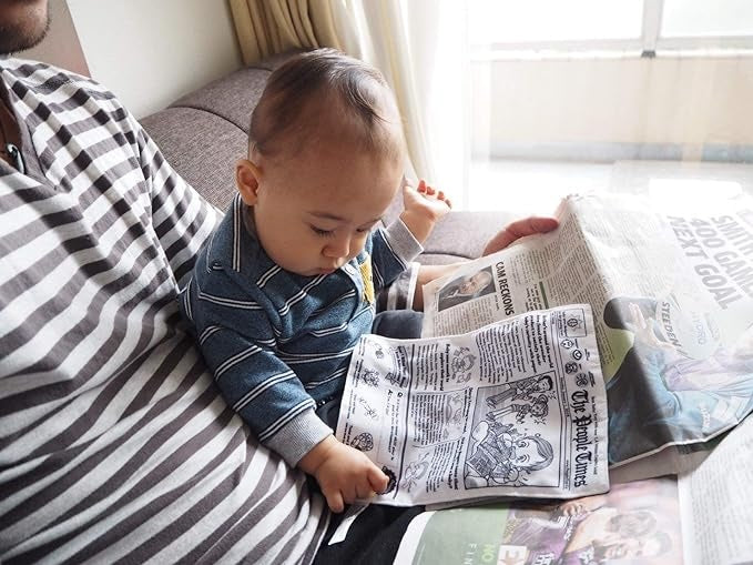 Crinkly Baby Newspaper