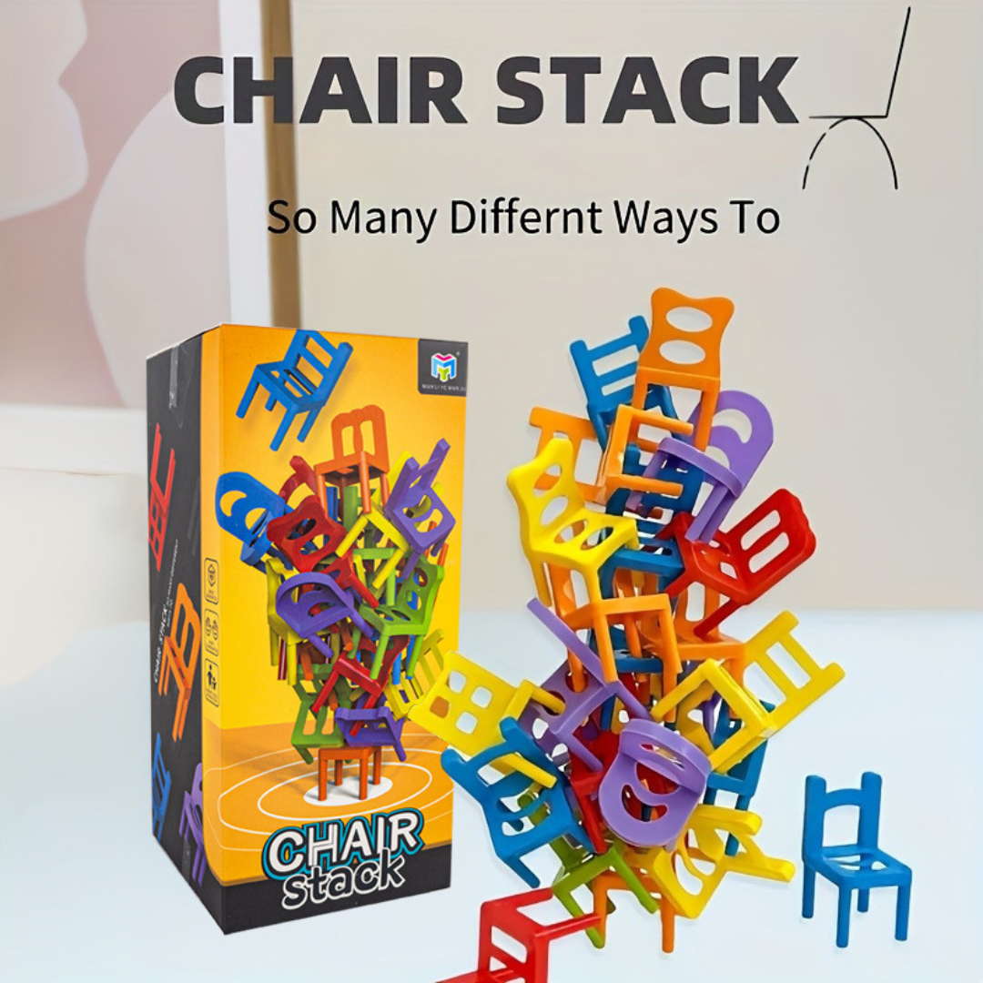 Montessori Chair Stacking Game