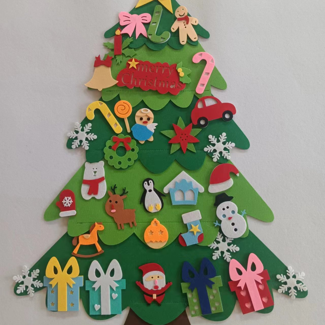 Montessori 3D Felt Christmas Tree