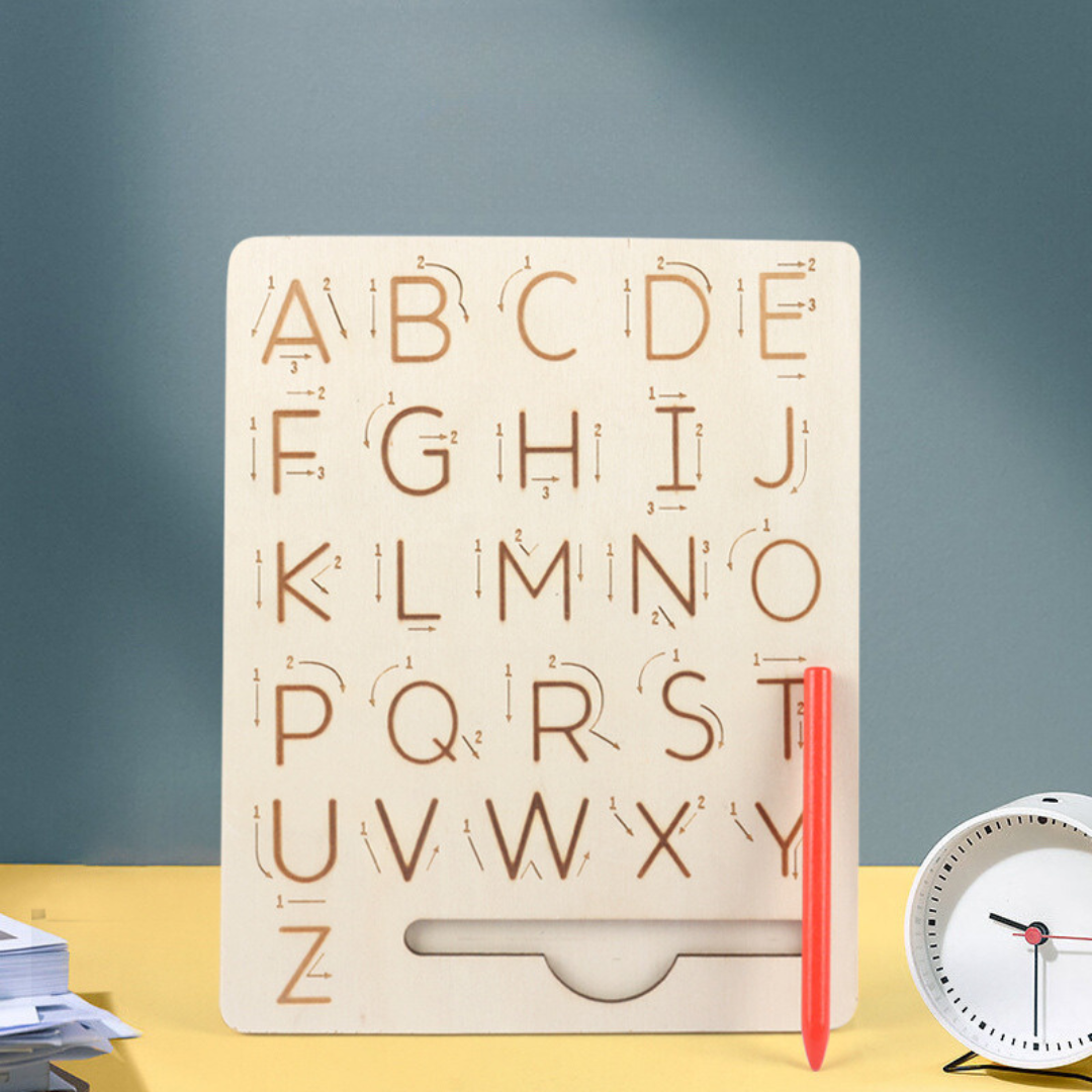 Wooden Alphabet Board