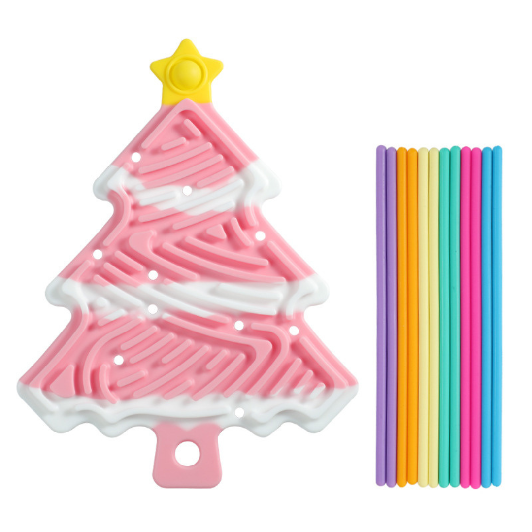 Sensory Kids Toy in Christmas Design