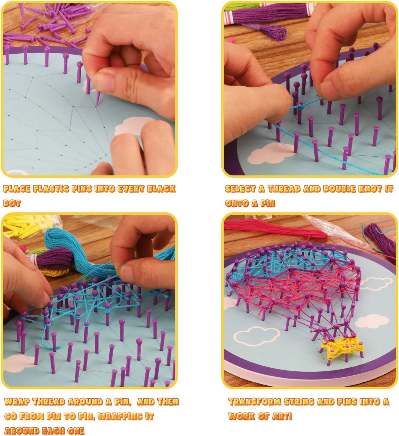 String Art Craft Kit – Colorful Creations with String