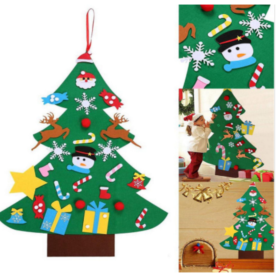 ChristmasFelt - Montessori 3D Felt Christmas Tree