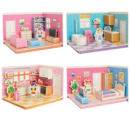 3D Room Puzzle – Create, Build, and Explore!