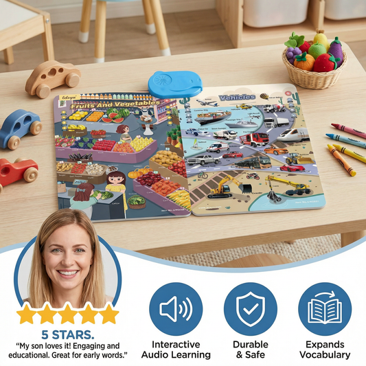 Talking English learning board for children