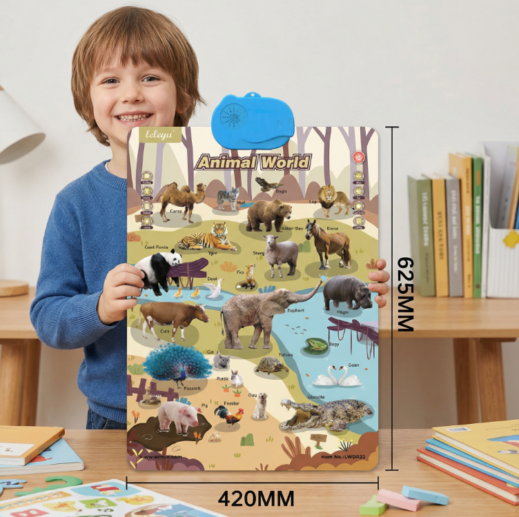Talking English learning board for children