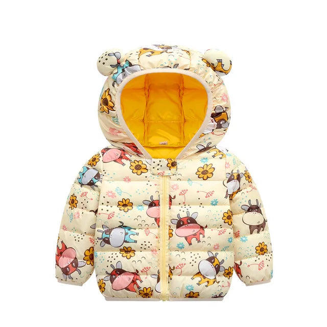 Spring Breeze - Polyester Toddler Jacket with Hood