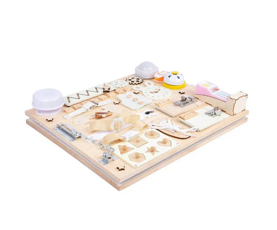 Handmade Montessori Wooden Activity Board