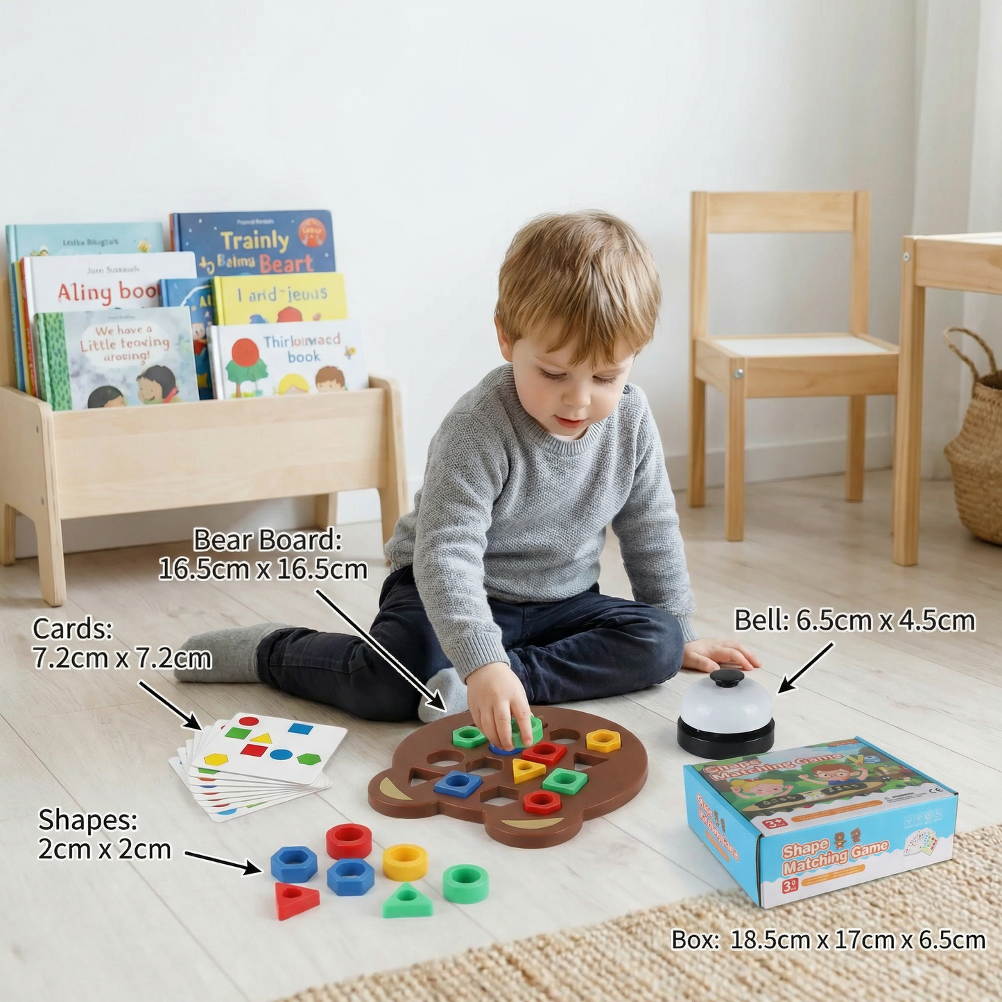 Color & Shape Matching Game for Kids – Interactive Learning Toy