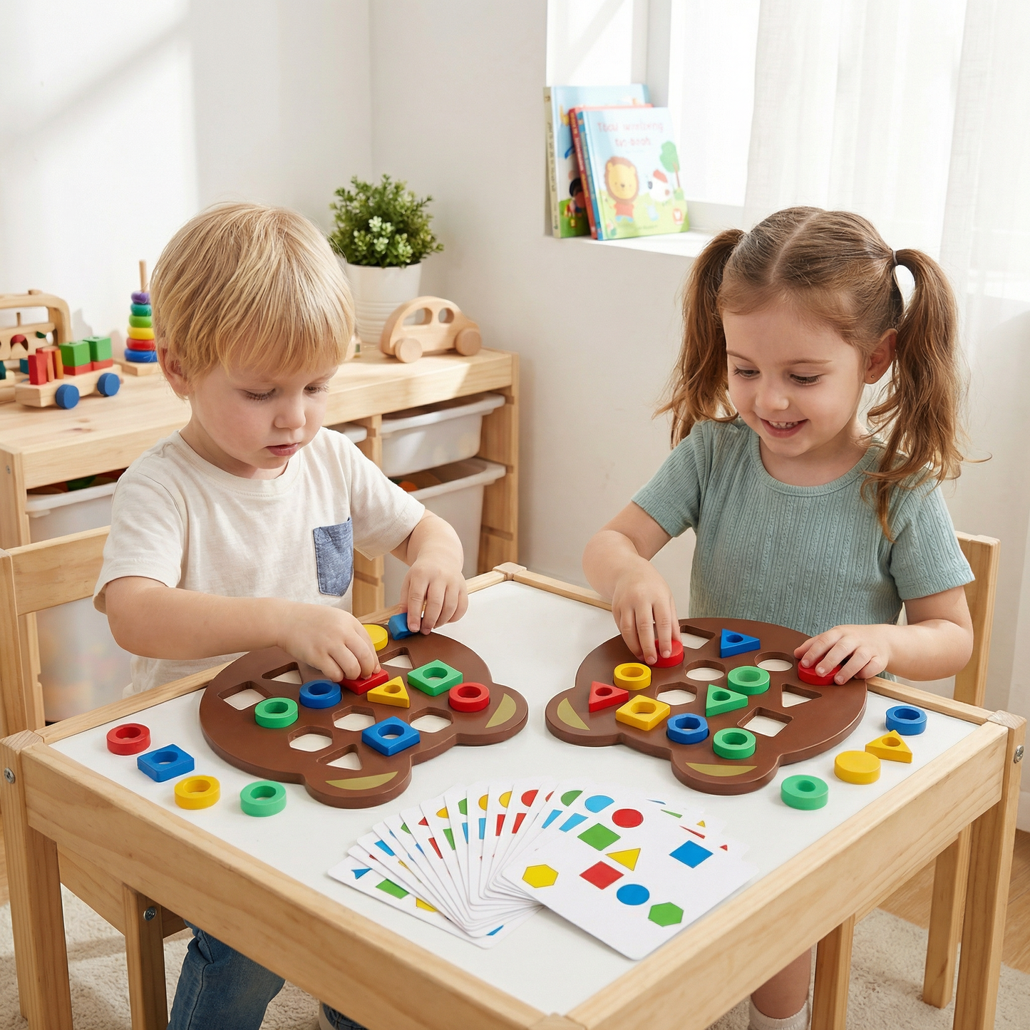 Color & Shape Matching Game for Kids – Interactive Learning Toy