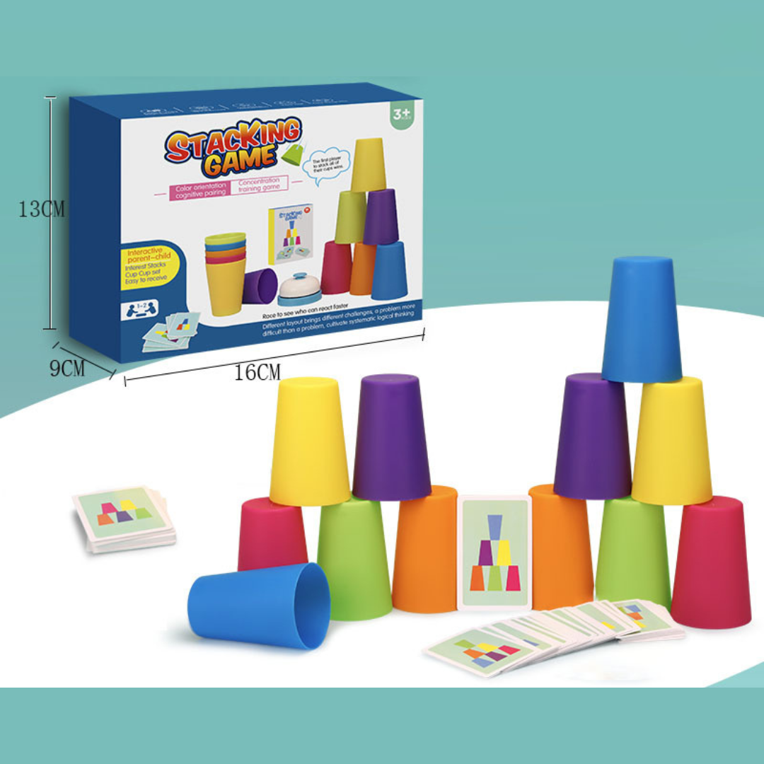 Montessori Cup Stacking Game