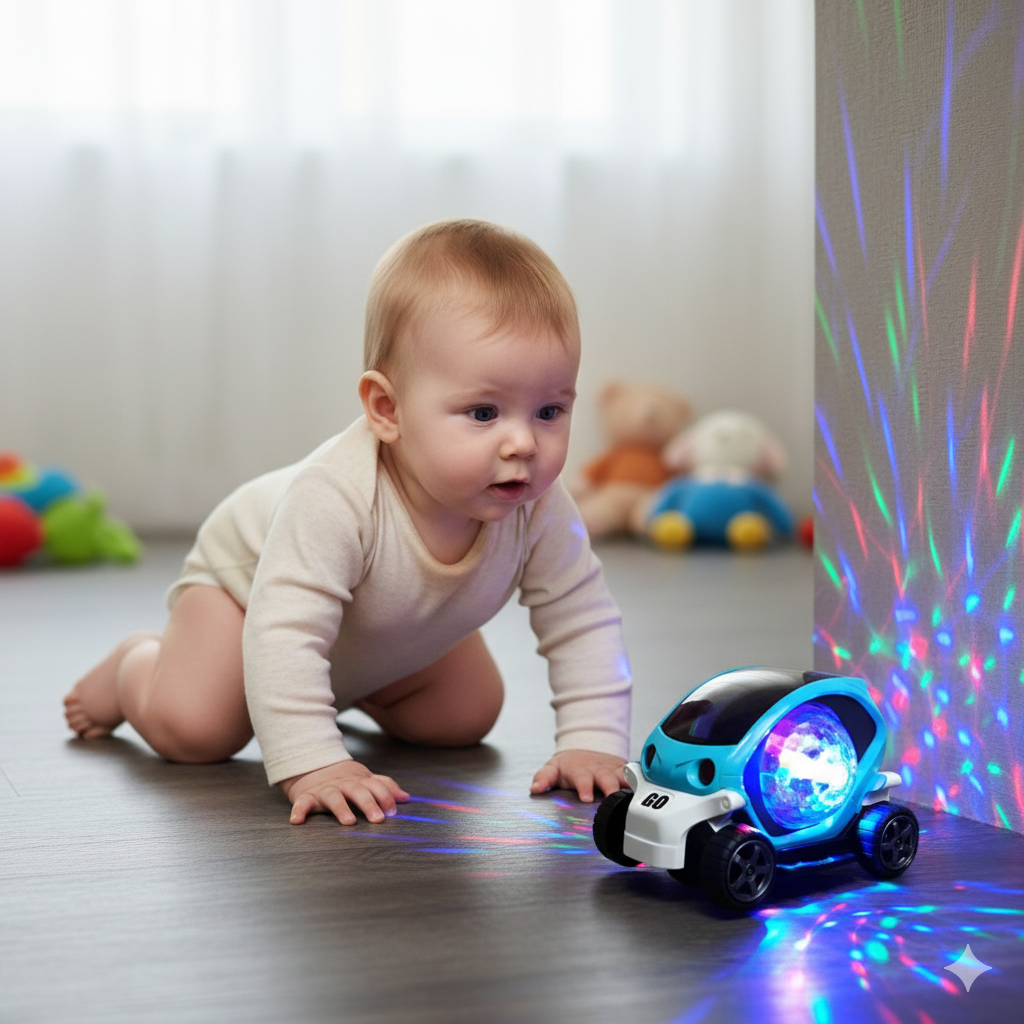 Light Up 360° music stunt car