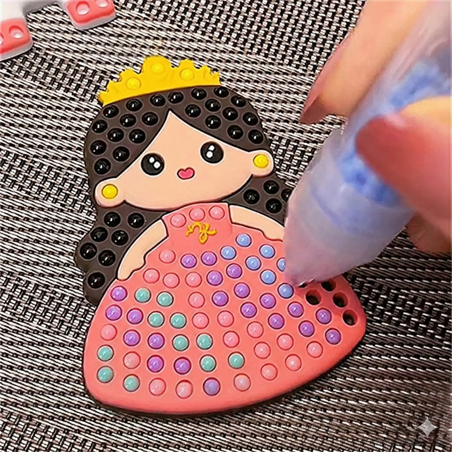 Magical bead painting – DIY set for kids