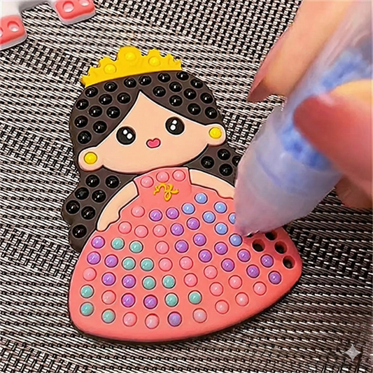 Magical bead painting – DIY set for kids