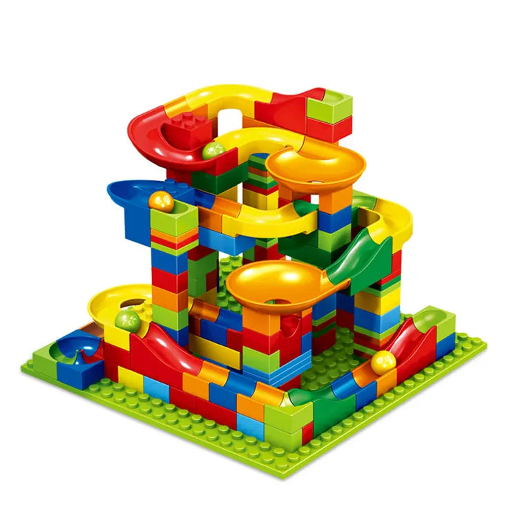 Marble Race Track Builder – Create Your Own Racing Track with Building Blocks