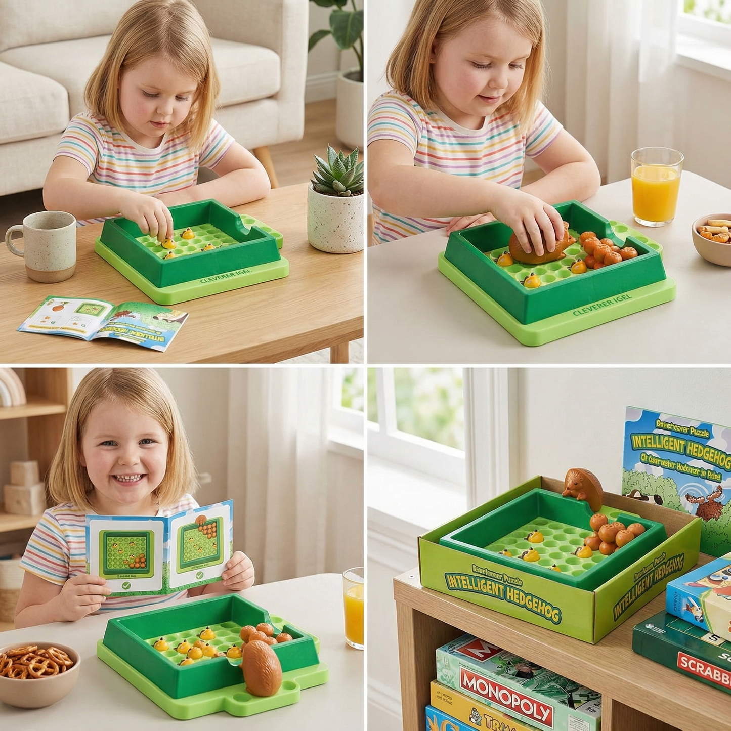 Intelligent Hedgehog - Brain Puzzle Game for Kids