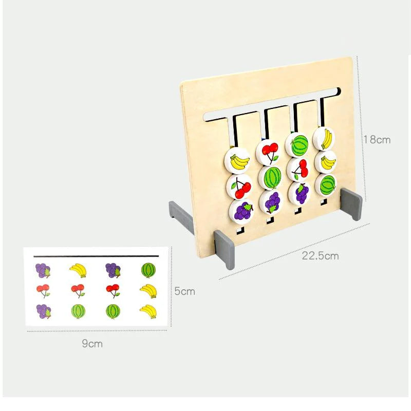 Wooden Montessori Sorting Puzzle - Develop Logical Thinking for Kids