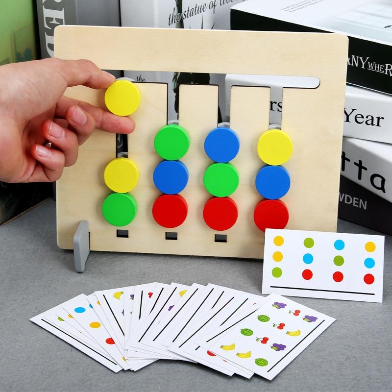 Wooden Montessori Sorting Puzzle - Develop Logical Thinking for Kids