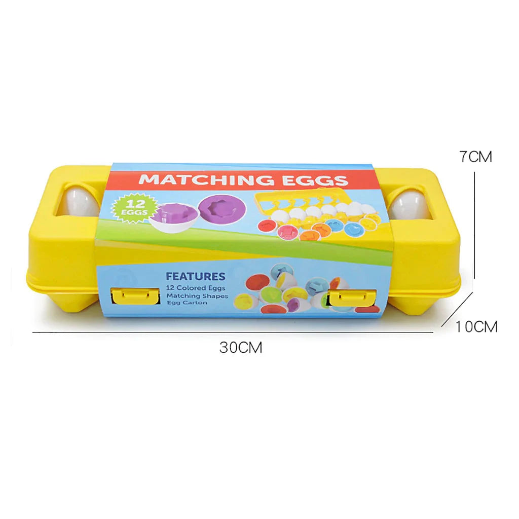 ShapeMatch Egg Carton – Educational Shape Sorting Toy