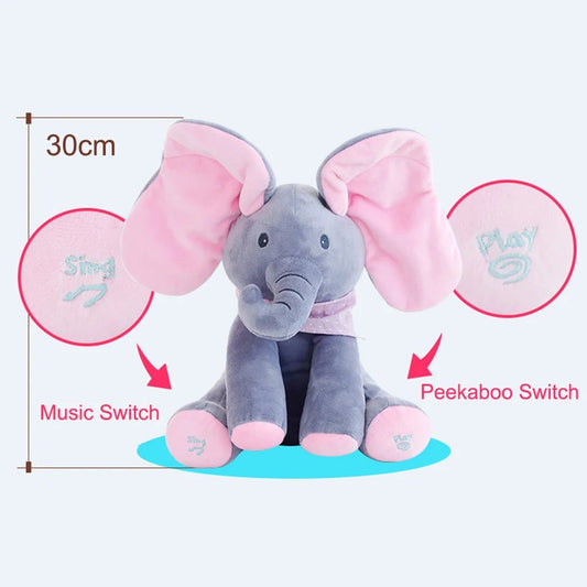 Peek-A-Boo-Elephant - Interactive Plush Toy
