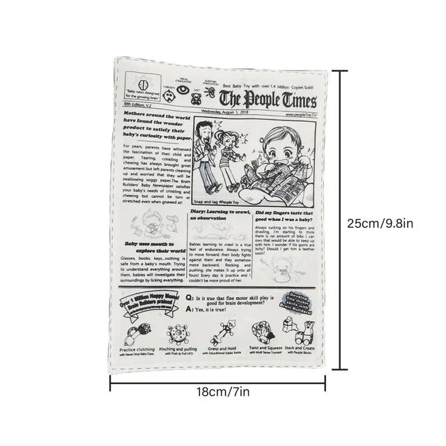 Crinkly Baby Newspaper