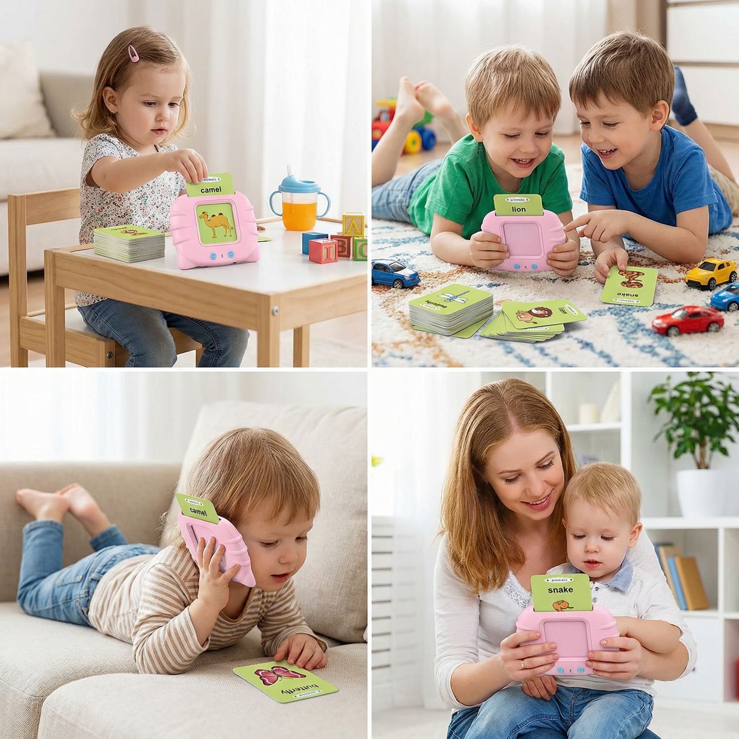 Talking English Flash Cards – Interactive Learning Game for Kids
