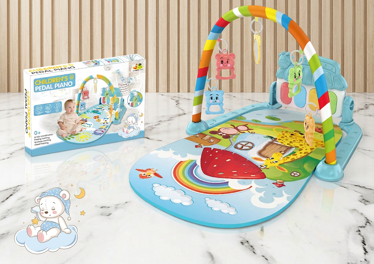 Musical Baby Pedal Piano for Limbs Coordination and Visual & Auditory Training