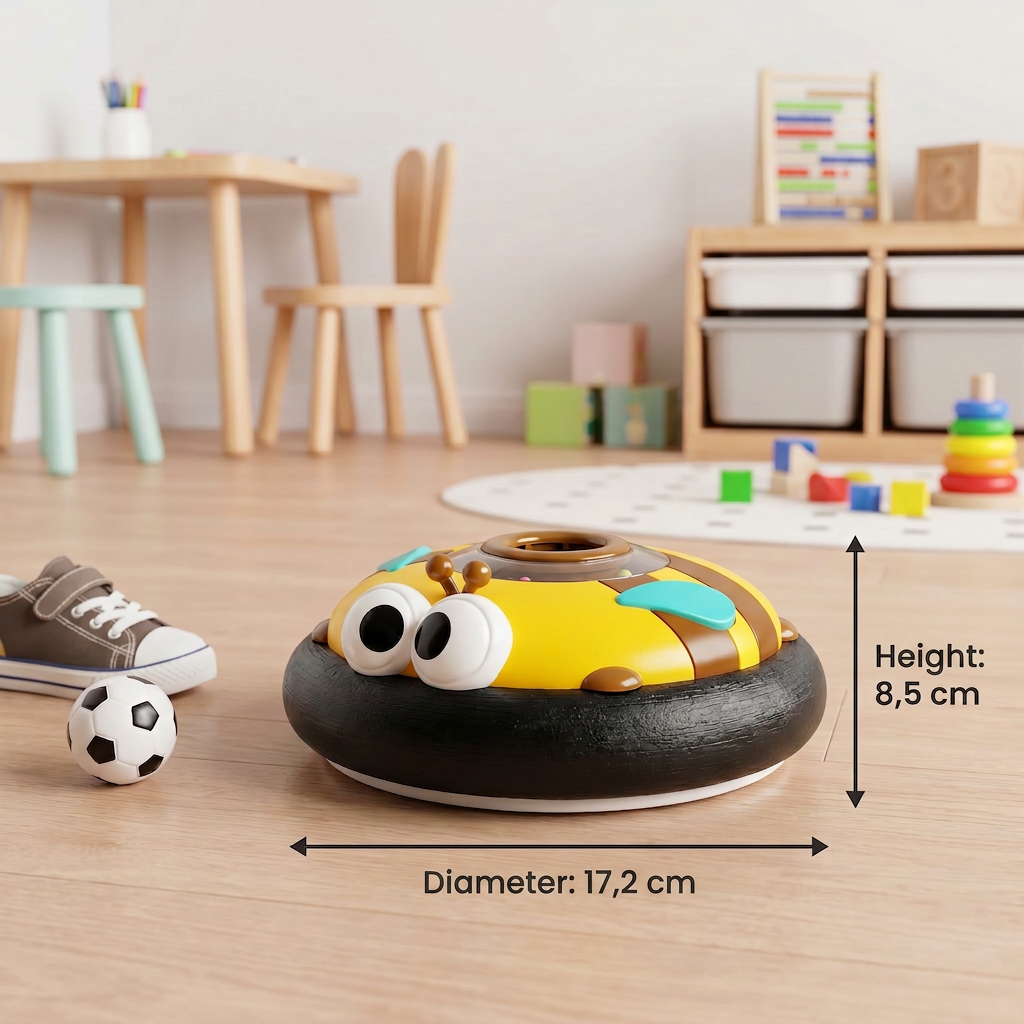 Cute Floating Air Soccer Ball with Soft Foam Bumper