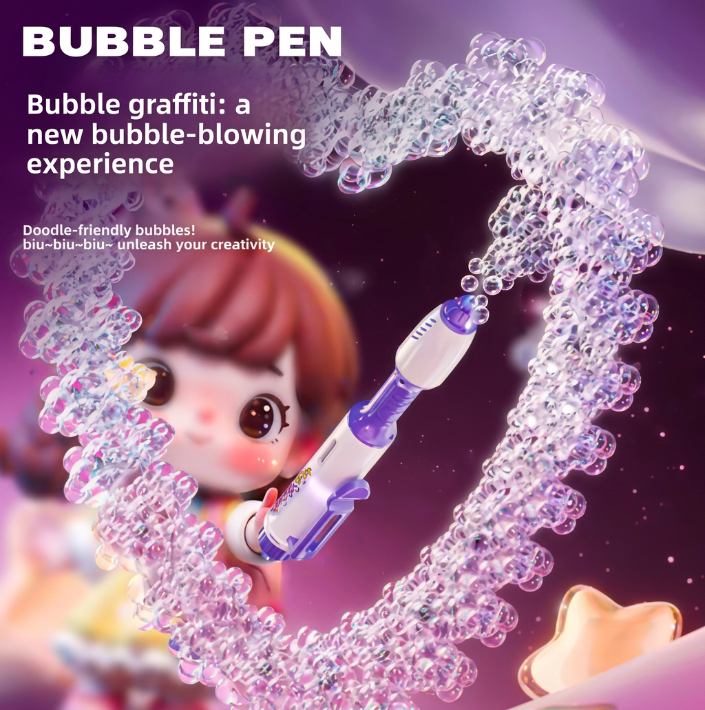 Magic Bubble Blaster Pen – Automatic Bubble Wand for Kids