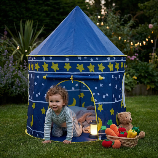 Starry Sky Kids Play Tent – Magical Castle for Little Adventurers (Indoor & Outdoor)