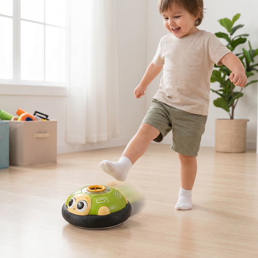 Cute Floating Air Soccer Ball with Soft Foam Bumper