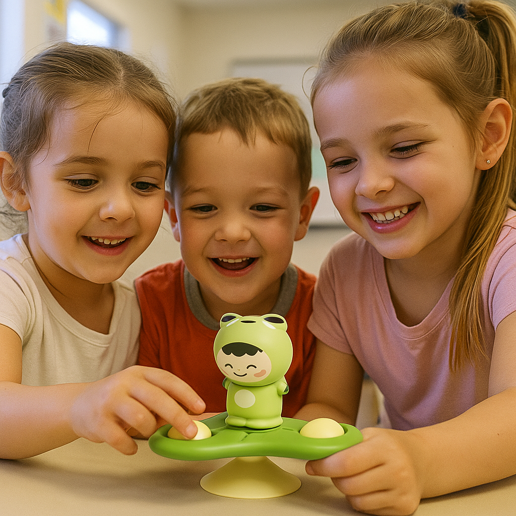 Montessori Suction Cup Spinner – Rotating Educational Toy