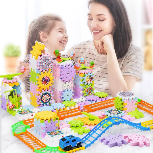 Rotating Montessori Building Blocks Toy