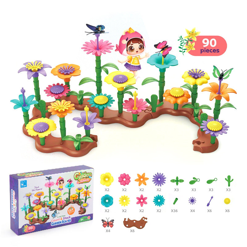 Flower Building Blocks Set