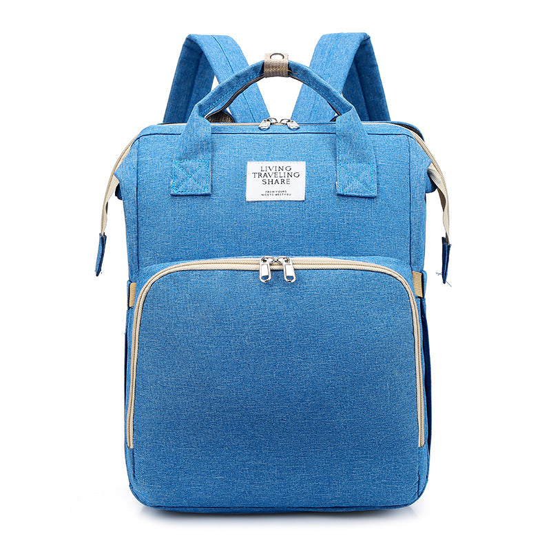 2-in-1 Backpack with Integrated Baby Bed