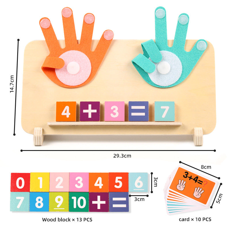Wooden Finger Counting Board