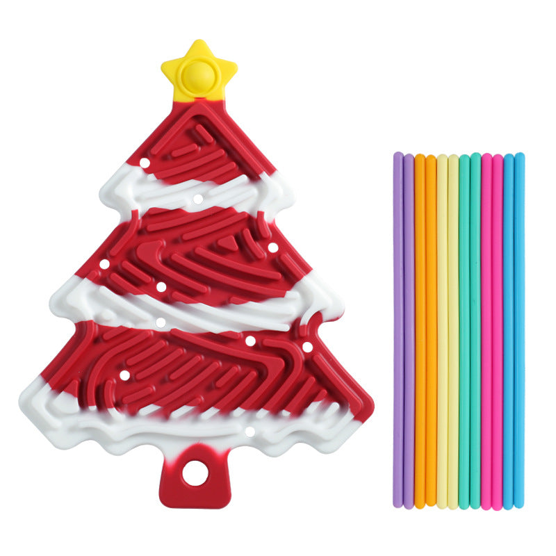 Sensory Kids Toy in Christmas Design