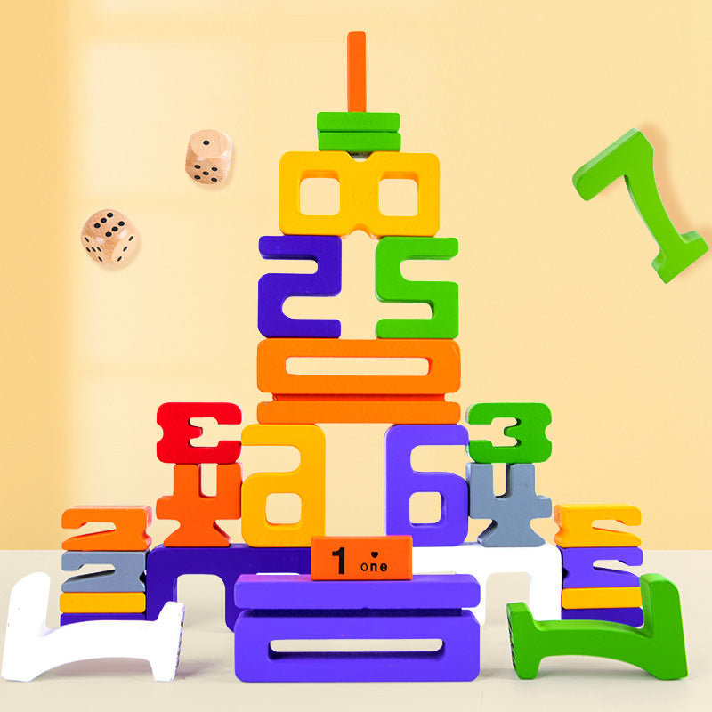 Learning Numbers with Stackable Stone Game