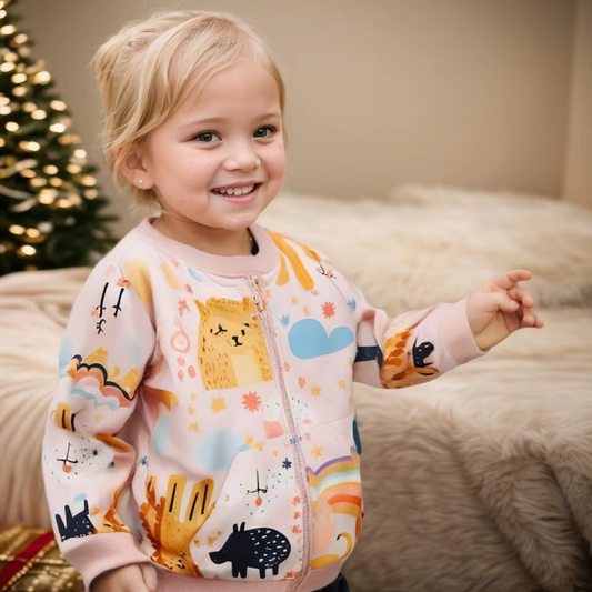 Cute Animal Design Sweater for Kids