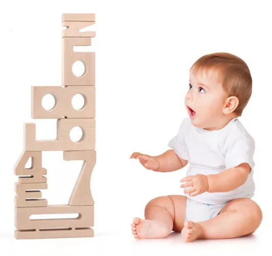 Math Blocks – Fun and Educational Wooden Figures