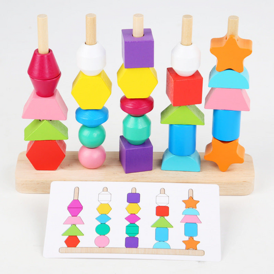 Montessori Shapes and Colors Game