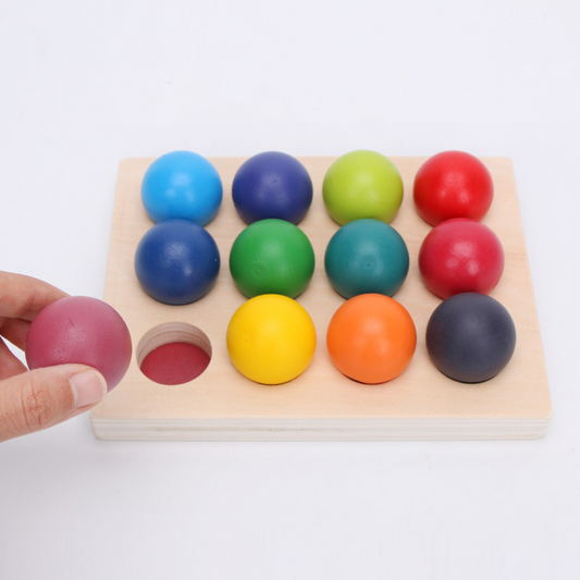 Montessori Rainbow Sorting Games