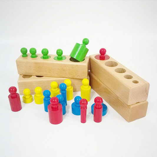 Montessori Wooden Cylinder Puzzle