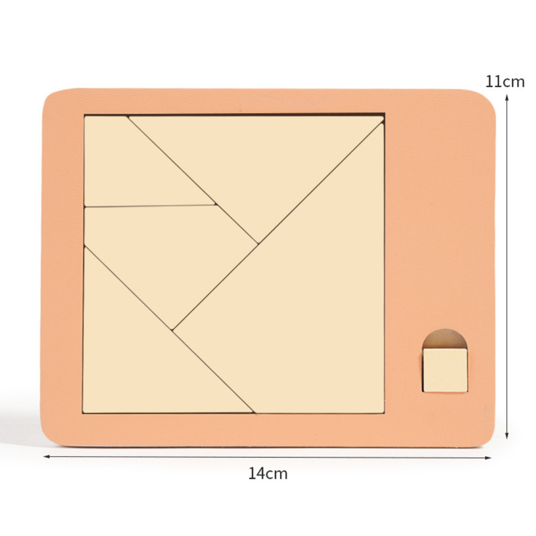 Wooden Tangram puzzle game
