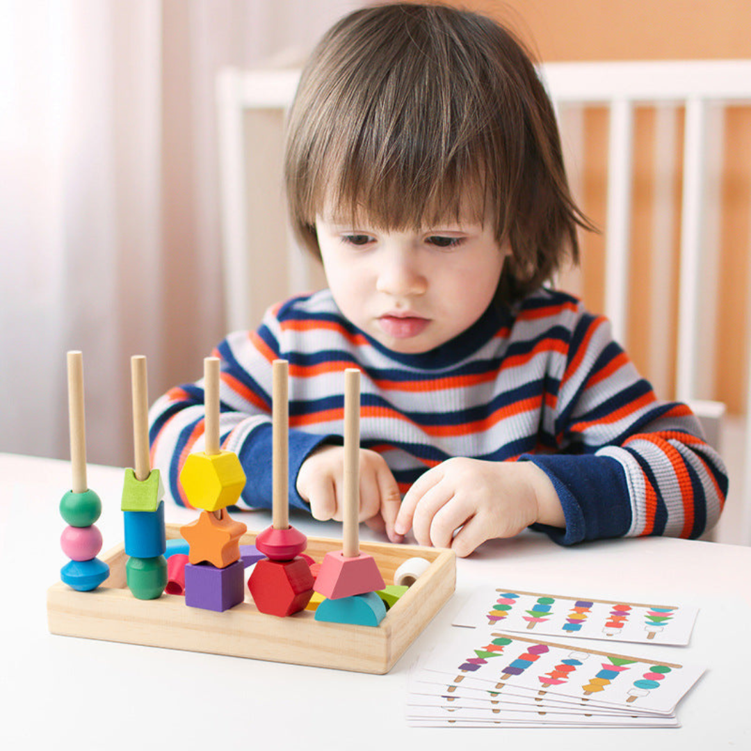 Montessori Shapes and Colors Game