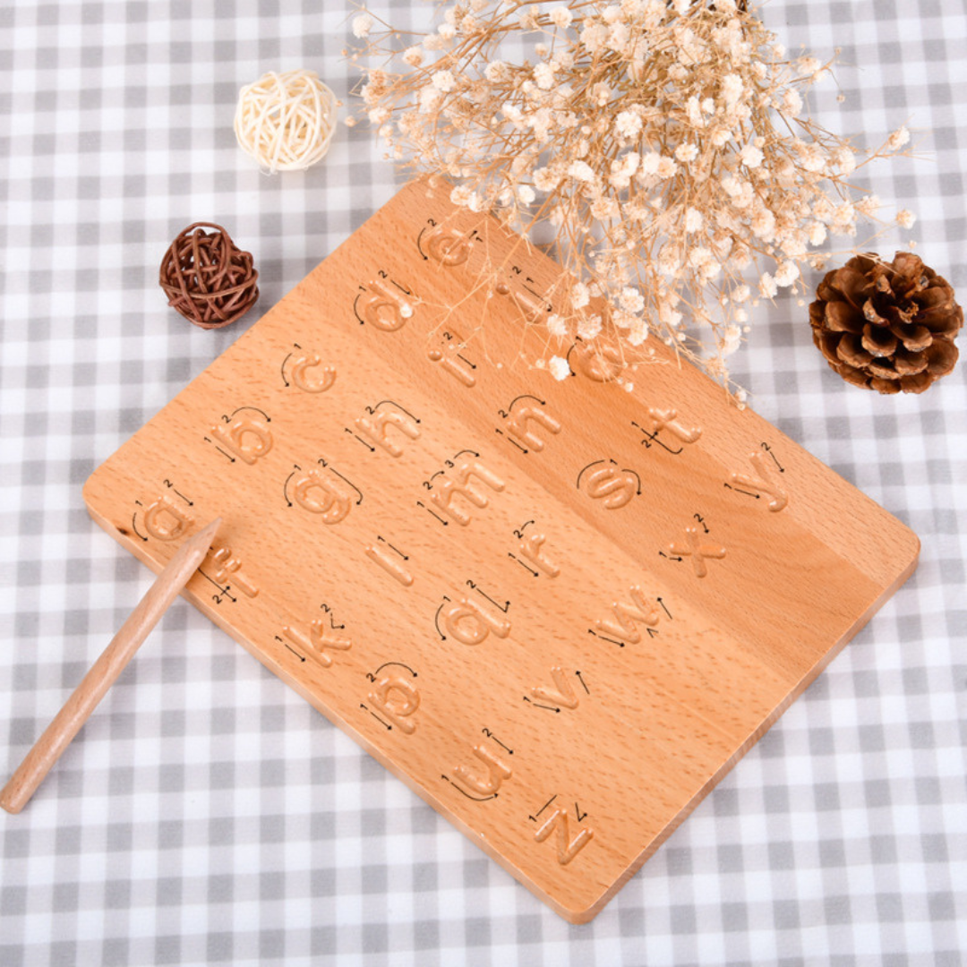 Wooden Letter Board for Learning to Write