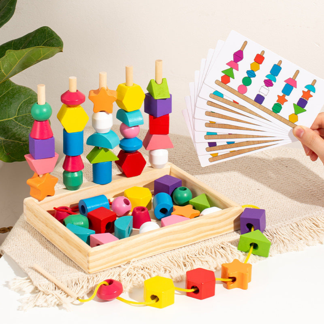 Montessori Shapes and Colors Game