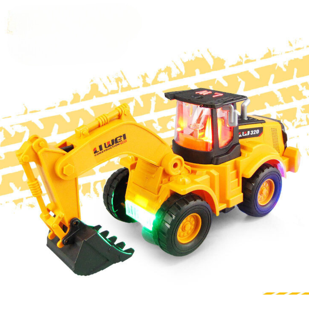 Dancing Music Excavator Toy